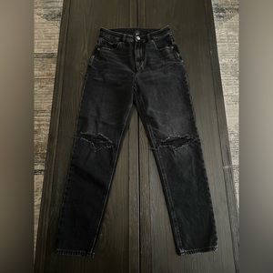 black ae jeans